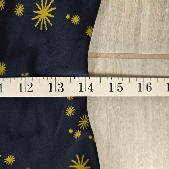 Urban Outfitters Mallory Celestial Slip Dress, Navy & Gold, Sz Medium - Picture 5 of 10